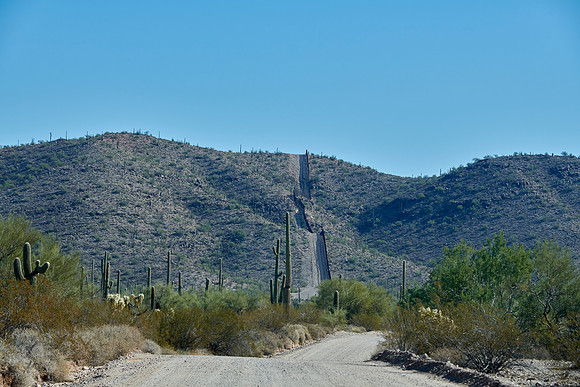 Organ pipe National monument, Lukeville, frontiere USA-Mexique
